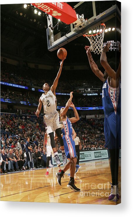Smoothie King Center Acrylic Print featuring the photograph Tim Frazier by Layne Murdoch