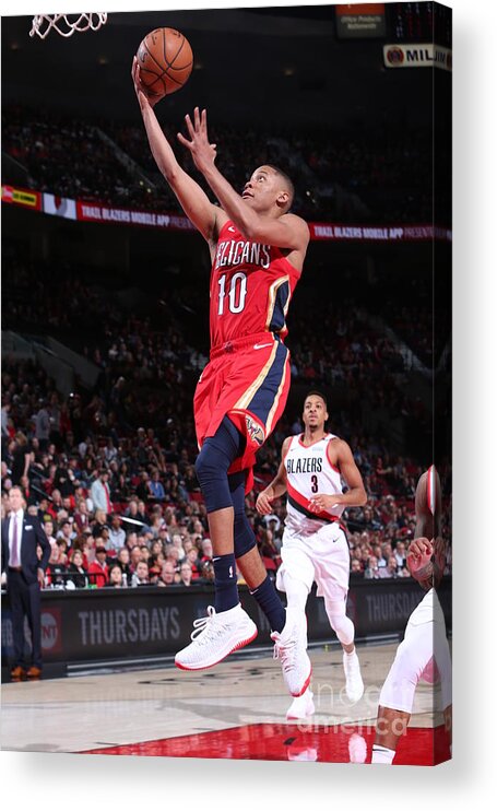 Nba Pro Basketball Acrylic Print featuring the photograph Tim Frazier by Sam Forencich
