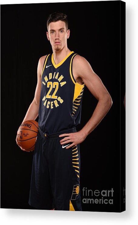 Nba Pro Basketball Acrylic Print featuring the photograph T.j. Leaf by Brian Babineau
