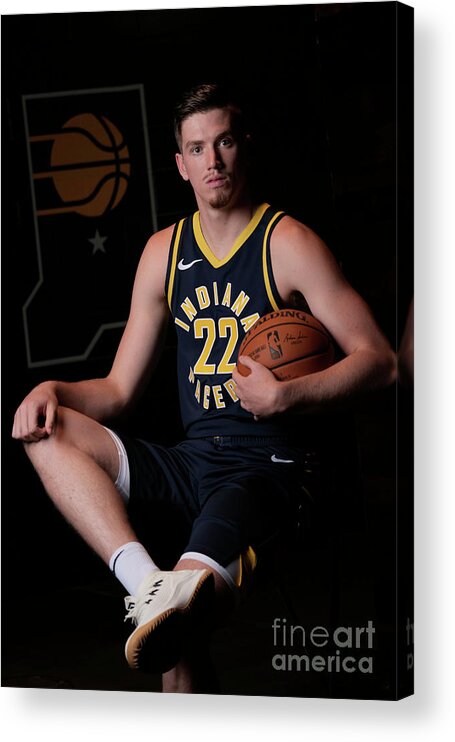 Media Day Acrylic Print featuring the photograph T.j. Leaf by Ron Hoskins
