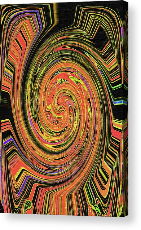 Tom Stanley Janca Abstract #0093ps2g Acrylic Print featuring the digital art Tom Stanley Janca Abstract #0093ps2g by Tom Janca