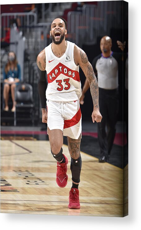Nba Pro Basketball Acrylic Print featuring the photograph Toronto Raptors v Cleveland Cavaliers by David Liam Kyle