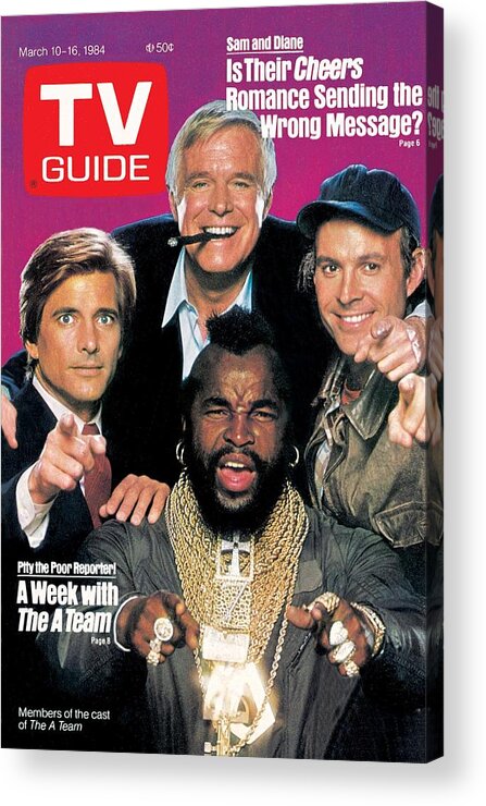 1980s Tv Acrylic Print featuring the photograph TV Guide TVGC003 H5185 by TV Guide Everett Collection