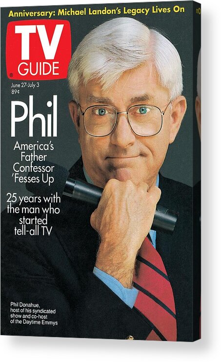 1990s Tv Acrylic Print featuring the photograph TV Guide TVGC004 H5104 by TV Guide Everett Collection