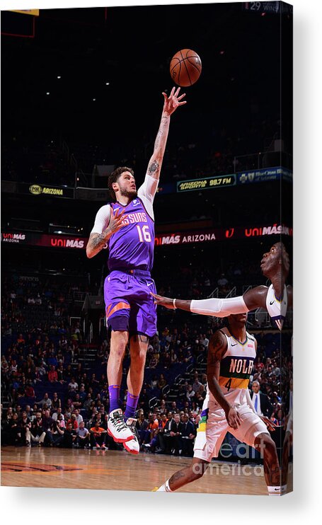 Nba Pro Basketball Acrylic Print featuring the photograph Tyler Johnson by Michael Gonzales