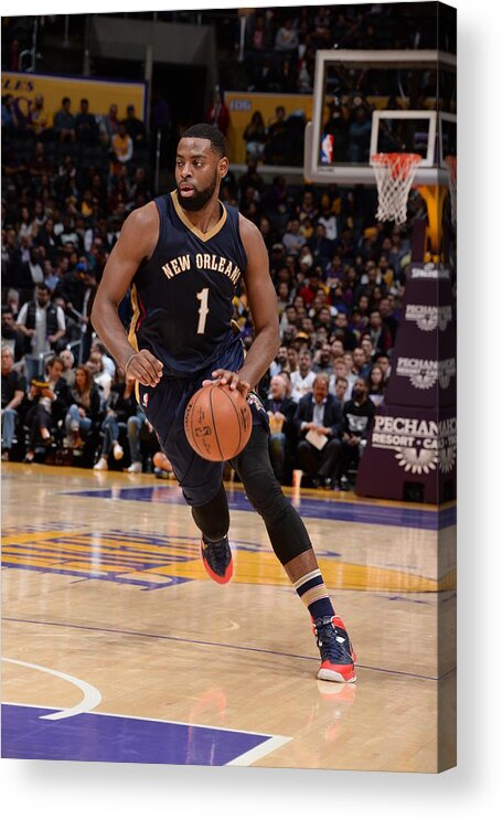 Nba Pro Basketball Acrylic Print featuring the photograph Tyreke Evans by Andrew D. Bernstein