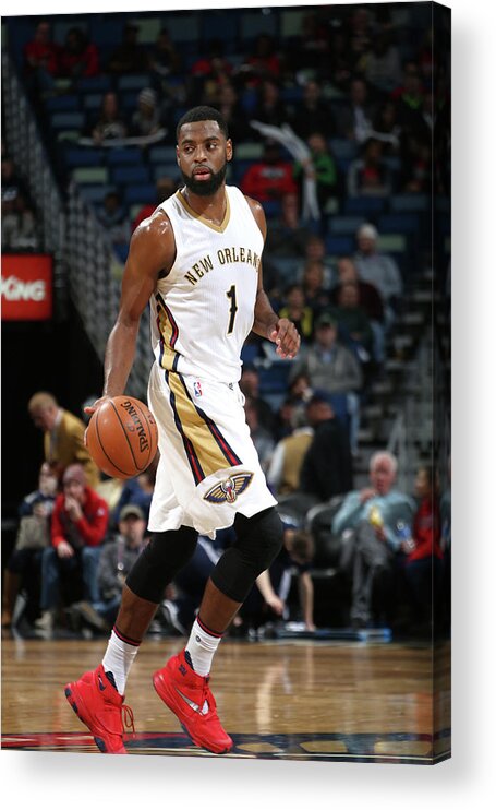 Smoothie King Center Acrylic Print featuring the photograph Tyreke Evans by Layne Murdoch Jr.