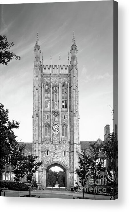 University Of Missouri Acrylic Print featuring the photograph University of Missouri Columbia Memorial Student Union by University Icons