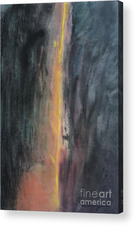 Ink Painting Acrylic Print featuring the painting Untitled by Carmen Lam