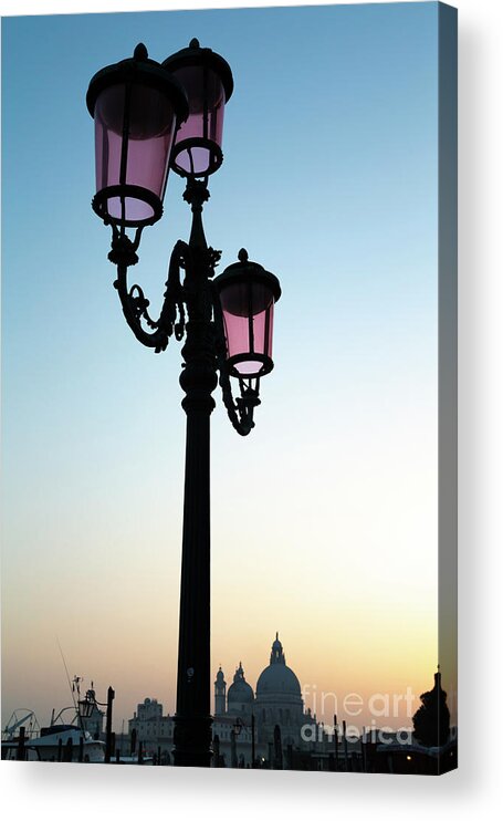 Italy Acrylic Print featuring the photograph Venice in the Evening by Andy Myatt