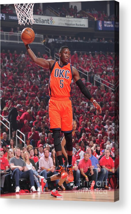 Victor Oladipo Acrylic Print featuring the photograph Victor Oladipo by Bill Baptist