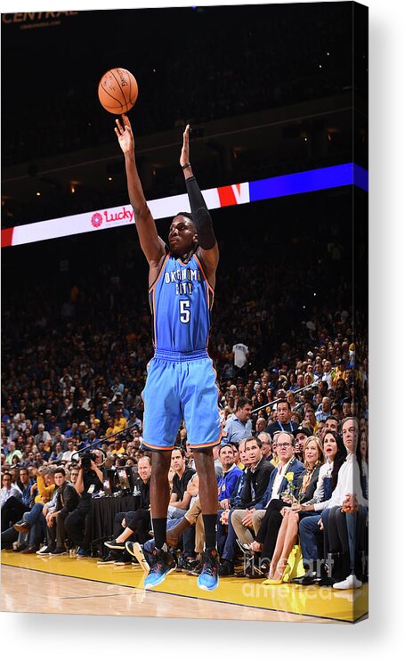 Victor Oladipo Acrylic Print featuring the photograph Victor Oladipo by Noah Graham