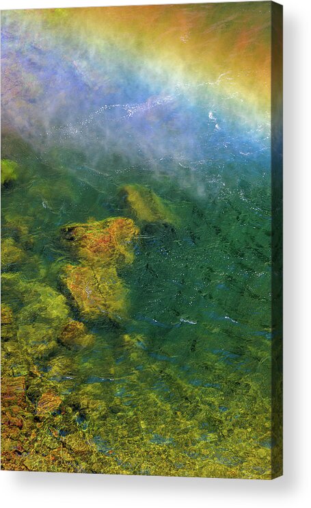 Waterfall Acrylic Print featuring the photograph Waterfall Light by Alexander Kunz