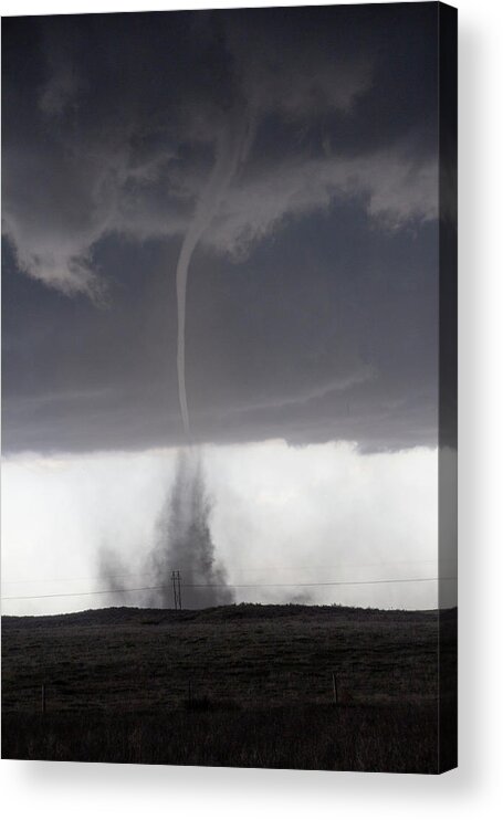 Nebraskasc Acrylic Print featuring the photograph Wray Colorado Tornado 058 by Dale Kaminski