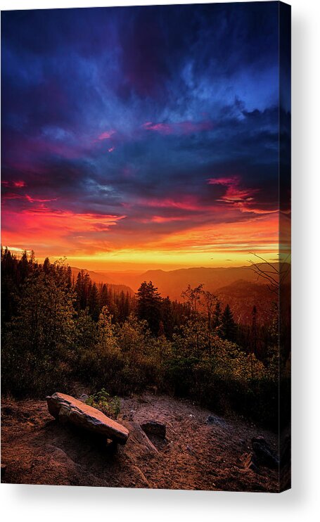 Yosemite Acrylic Print featuring the photograph Yosemite Sunset by Ian Good