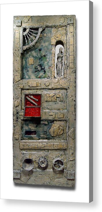Old Acrylic Print featuring the mixed media Imagine by Christopher Schranck