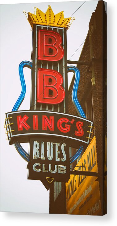 Bb King Acrylic Print featuring the photograph BB King's Blues Club by Mary Lee Dereske