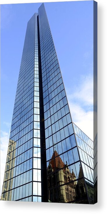 Boston Acrylic Print featuring the photograph Hancock Tower by Corinne Rhode