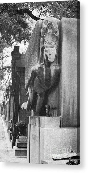 19th Century Acrylic Print featuring the photograph Oscar Wilde Monument by Granger