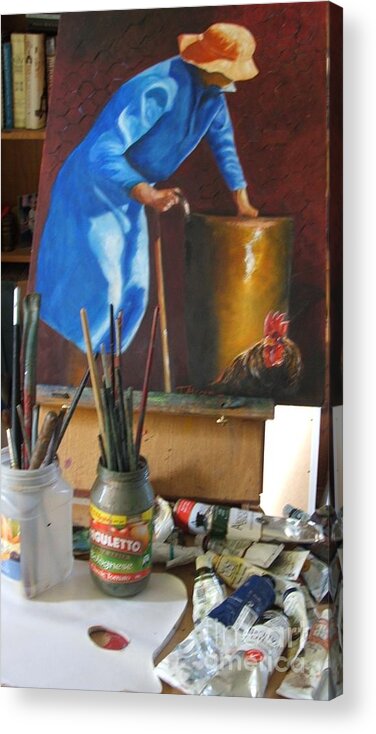 Artist Acrylic Print featuring the photograph Tools of the Trade by Therese Alcorn