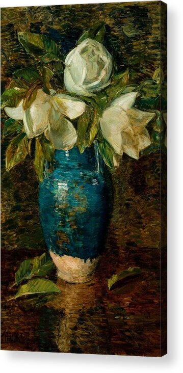 Giant Magnolias Acrylic Print featuring the painting Childe Hassam by Giant Magnolias