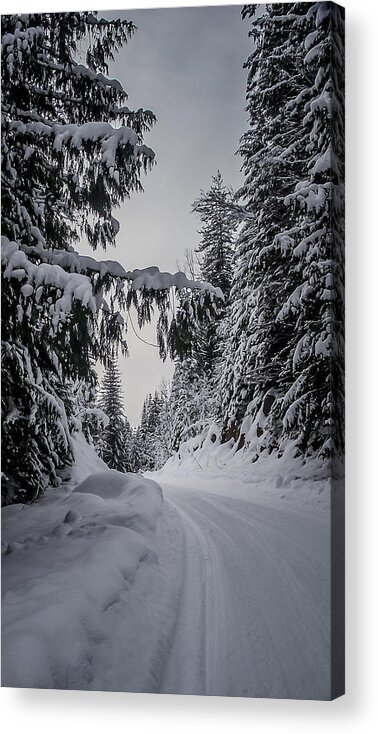 Winter Acrylic Print featuring the photograph Around the Bend by Albert Seger