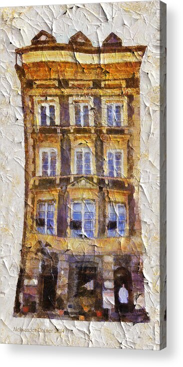 Old Town Acrylic Print featuring the photograph Old Town in Warsaw #21 by Aleksander Rotner