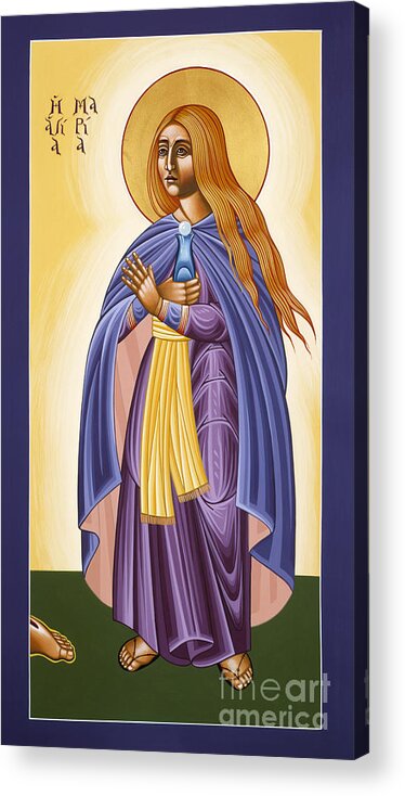 St Mary Magdalen Equal To The Apostles Acrylic Print featuring the painting St Mary Magdalen Equal to the Apostles 116 by William Hart McNichols