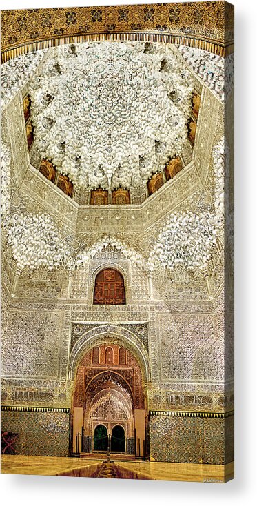 Alhambra Acrylic Print featuring the photograph The Hall of the Arabian Nights 2 by Weston Westmoreland
