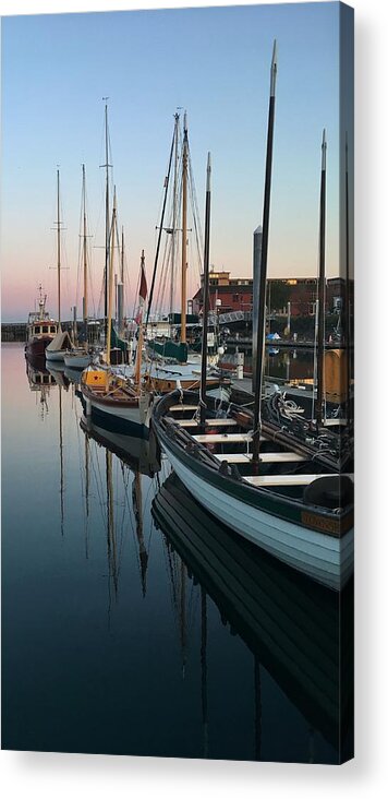 Port Townsend Acrylic Print featuring the photograph Hudson Point Sunset by Jerry Abbott