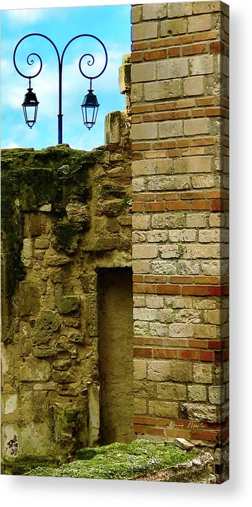 Constantine Acrylic Print featuring the photograph Baths of Constantine in Arles by Donna Martin