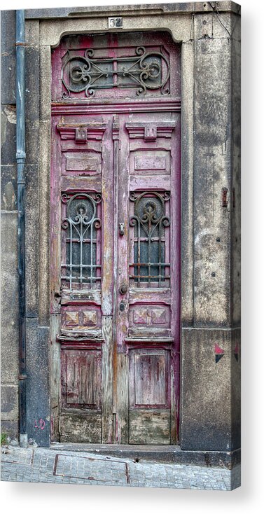 Door Acrylic Print featuring the photograph Door 52 of Porto by David Letts