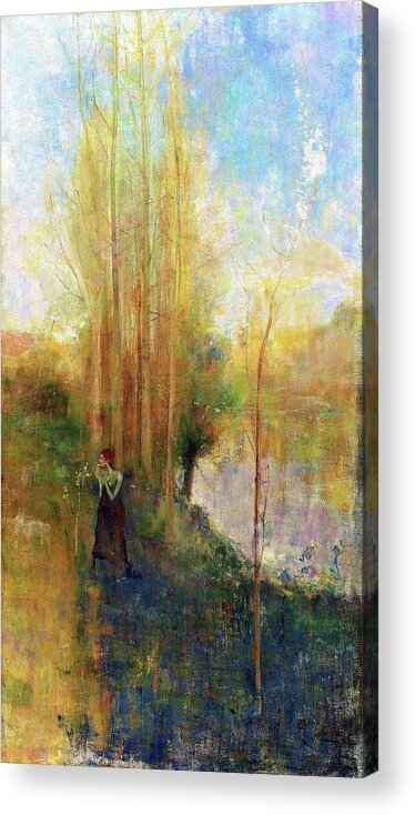 Mayday Acrylic Print featuring the painting Mayday - Digital Remastered Edition by Charles Edward Conder