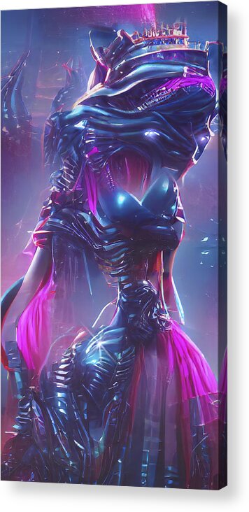 Alien Acrylic Print featuring the photograph The Alien Queen by Mark Andrew Thomas