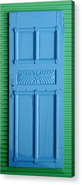 Door Acrylic Print featuring the photograph Blue Door by Pat Exum