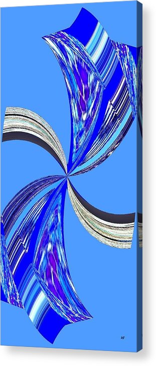 Abstract Acrylic Print featuring the digital art Pizzazz 47 by Will Borden