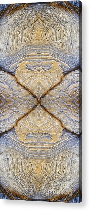 Sandstone Acrylic Print featuring the photograph Cross of Change by Tim Gainey
