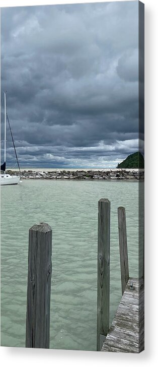 Water Acrylic Print featuring the photograph Uncertainty by Kathy Bee
