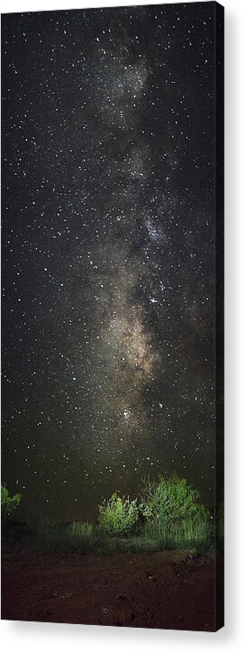 Milky Way Acrylic Print featuring the photograph Milky Way Pano 1 by Brian Archer