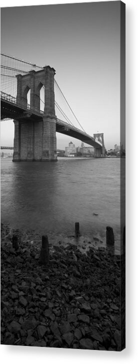 Brooklyn Bridge Acrylic Print featuring the photograph Brooklyn Bridge by Andria Patino