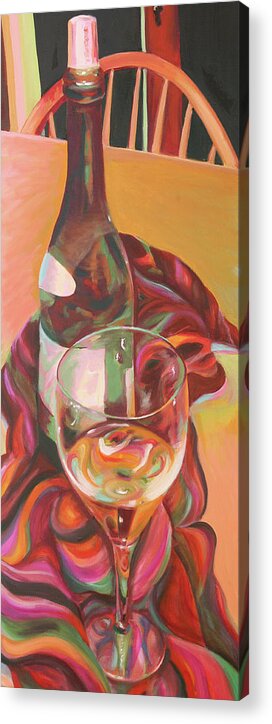 Still Life Acrylic Print featuring the painting Enchant by Trina Teele