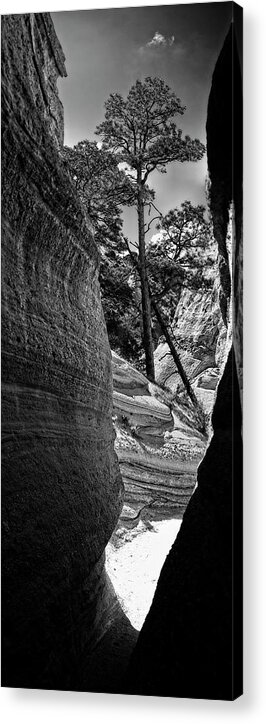 Tent Rocks Acrylic Print featuring the photograph Tent Rocks 8 by Steven Ralser