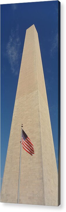 Photography Acrylic Print featuring the photograph Low Angle View Of The Washington #1 by Panoramic Images