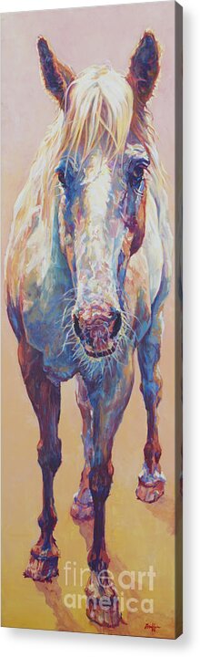 Horse Acrylic Print featuring the painting Sun Drop by Patricia A Griffin