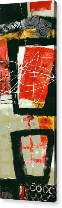 Vertical Acrylic Print featuring the painting Vertical 1 by Jane Davies
