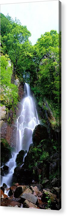 Photography Acrylic Print featuring the photograph Waterfall Alsace France by Panoramic Images