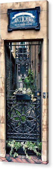 Scrolls Acrylic Print featuring the photograph The Antique South by Renee Sullivan