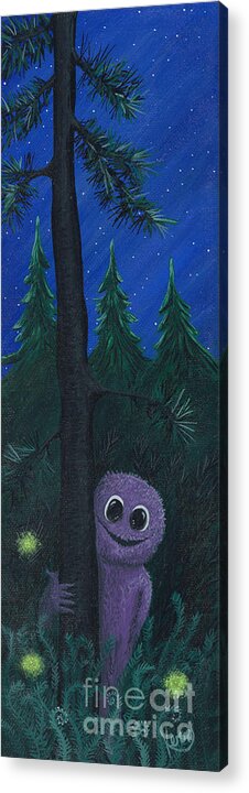 Yowie Acrylic Print featuring the painting Yowie by Kerri Sewolt