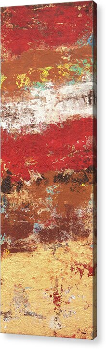 Modern Industrial 3 - Canvas 1 High Resolution Acrylic Print featuring the painting Modern Industrial 3 - Canvas 1 High Resolution by Hilary Winfield