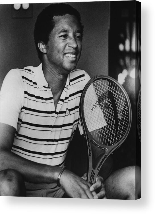 classic Acrylic Print featuring the photograph Arthur Ashe #1 by Retro Images Archive